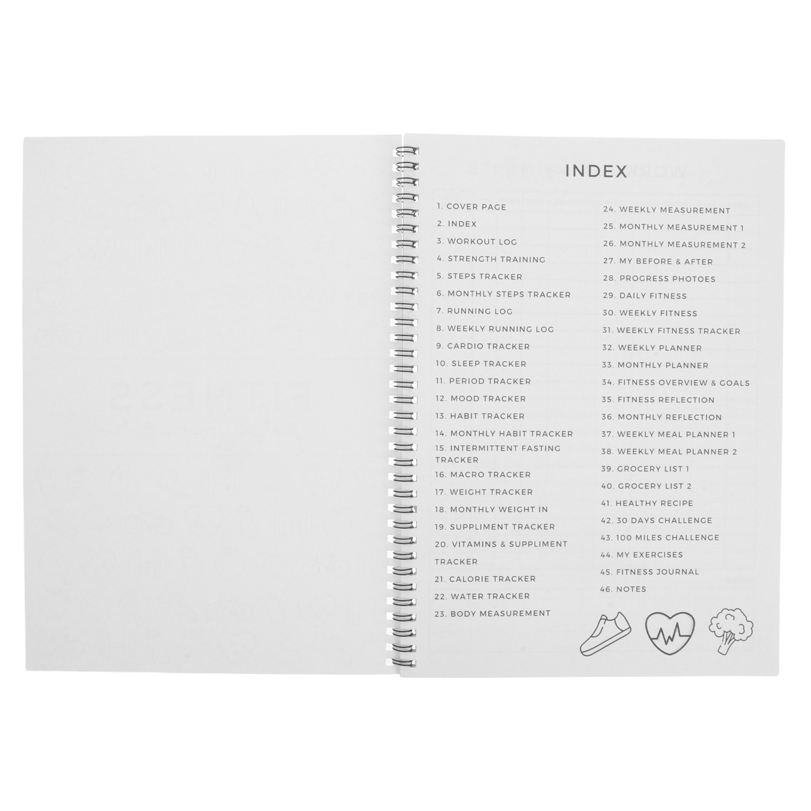 Fitness Planner Journal 11.7x8 - Nutrition Of Fitness recension och pris