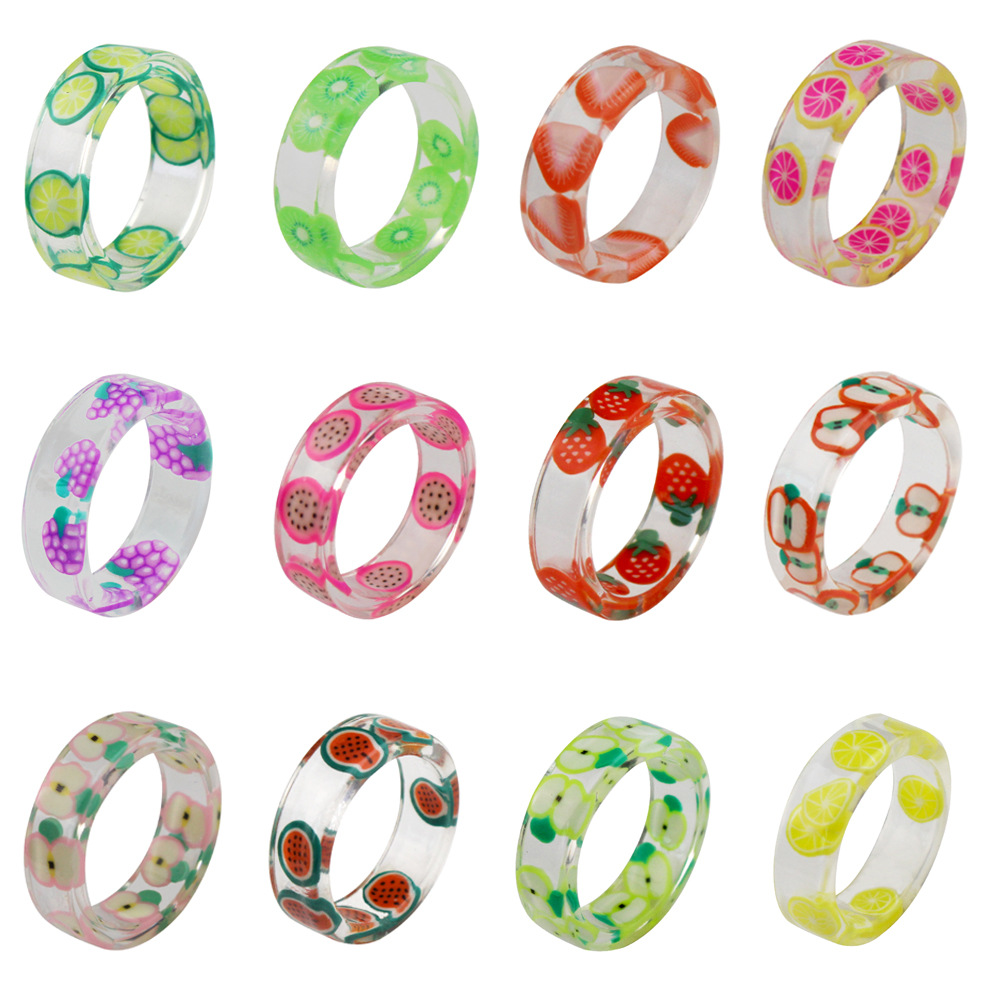 Fruit Resin Ring  Jewelry Anne - Nutrition And Fitness recension och pris